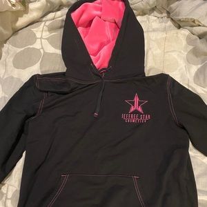 Jeffrey Star Black Velour Hoodie